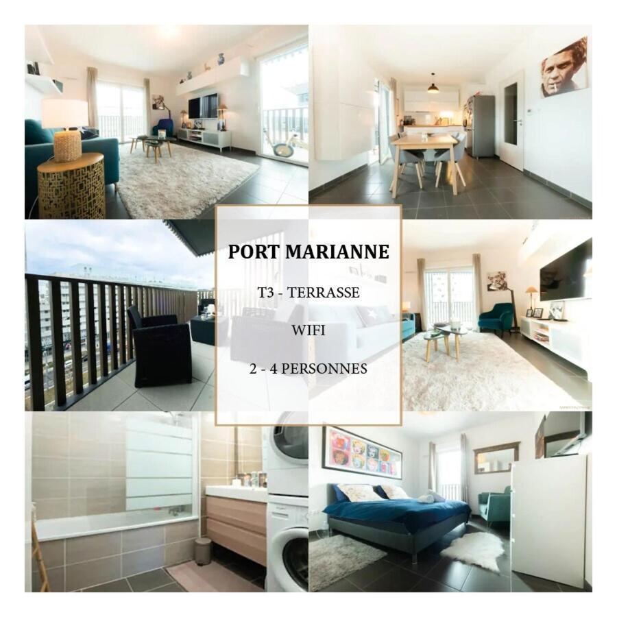 Le Ray Charles - Terrasse - Port Marianne Apartment Montpellier Luaran gambar